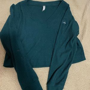 alo green sweater